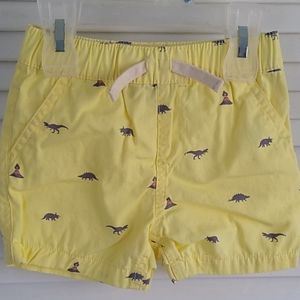 Boys Yellow Dino Shorts 🦖🦕